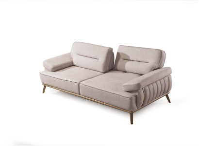  Luxuriöse 3-Sitzer Sofa Weiße Farbe Modern Möbel in Wohnzimmer Neuheit